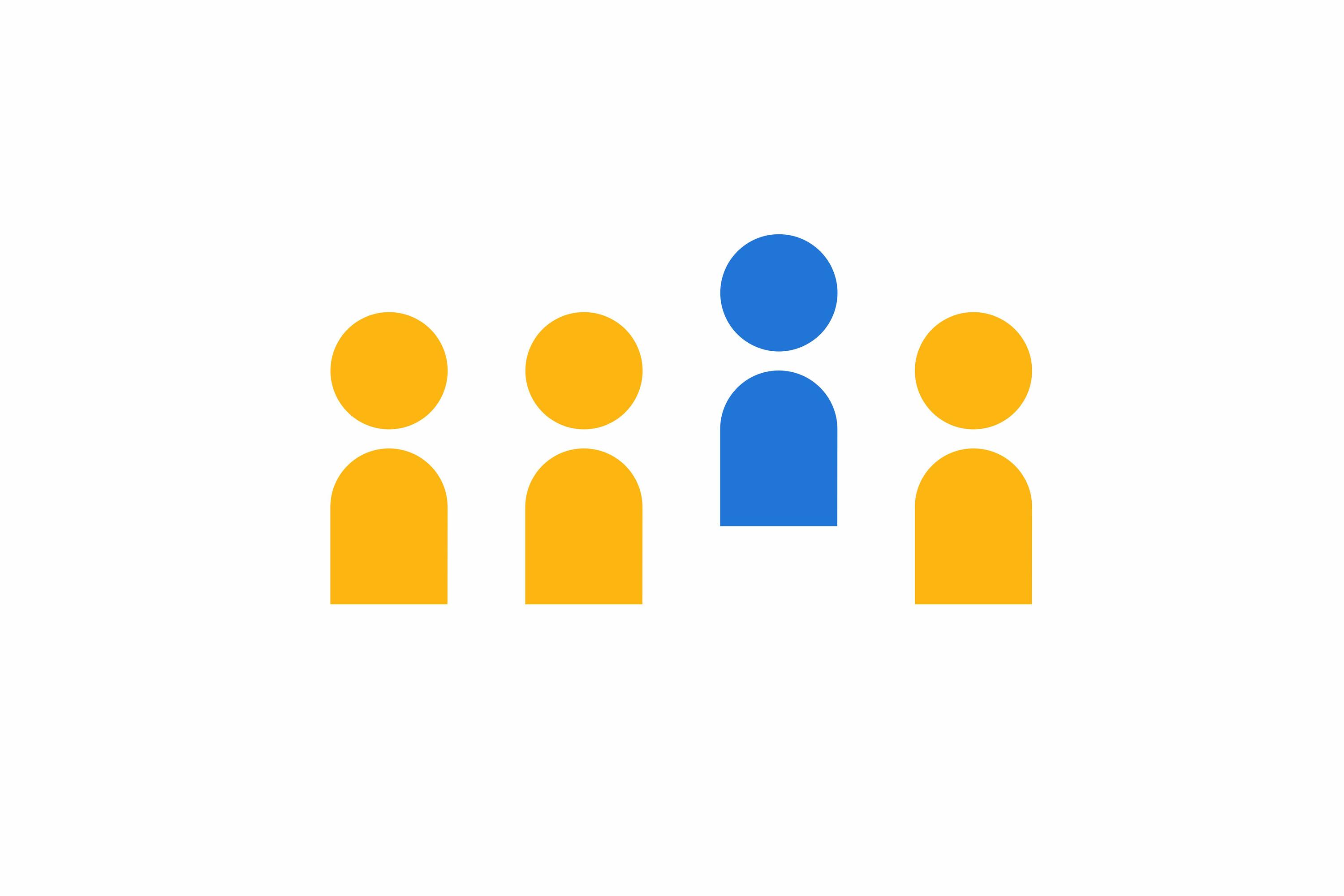 illustration of people connecting